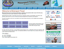 Tablet Screenshot of motorsporttravel.net